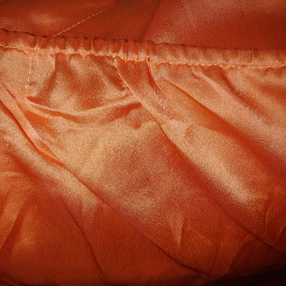 Satin asymmetrical strapless dress New 10 - Picture 10 of 11